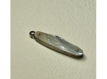 Mini Mother Of Pearl Single Blade Pocket Knife Blade.