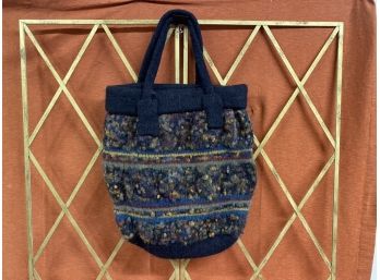 Think And Lush Woven Large Tote