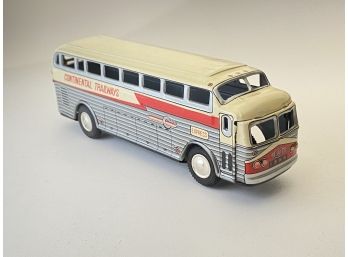 Little 6 1/2 Continental Trailways Express Tin Toy Bus