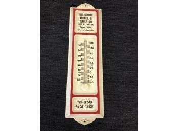 Vintage Advertising Thermometer From Rio Grande Lumber & Supply Co. Denver Colorado