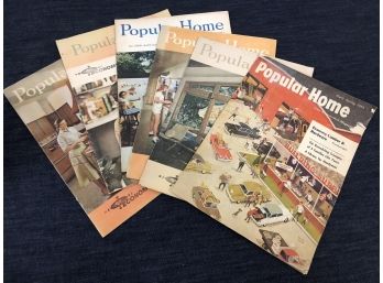 Vintage Popular Home Magazines Set Of 6