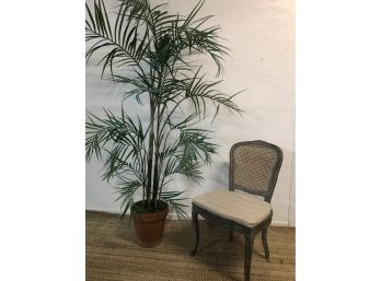 Large Faux Palm Tree Approximately 6-7 Feet Tall