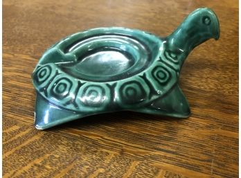 Vintage Midcentury Turtle Spoon Holder Approximately 8x4 Inches