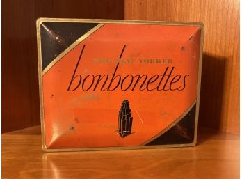 Vintage New Yorker Bonbonettes Candy Tin
