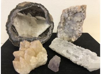 Lot Of Crystals & Geode