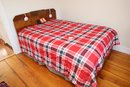 LOT 15 - BED AND SHEETS AND HEATED BLANKET