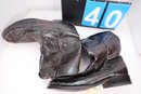 LOT 40 - REAL OSTRICH BOOTS