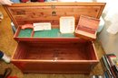 LOT 65 - CEDAR CHEST AND SMALL CHEST