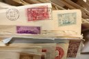 LOT 123 - STAMPS ON MAIL (EMPTY)