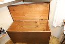 LOT 112 - EARLY WOODEN CHEST!