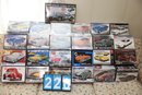 Lot 220 - LOT 224 - MODELS (MOST NOT BUILT SOME MAY BE SEALED)