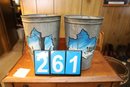 LOT 261 - 2 PANITED SAP CONTAINERS