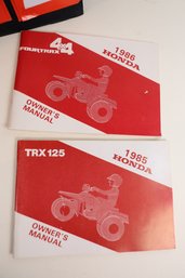 1985 AND 1986 HONDA TRX FOURTRAX MANUALS