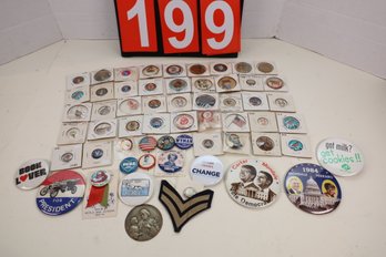 INCREDIBLE LOT OF ANTIQUE AND VINTAGE PIN - BACKS AND MORE!