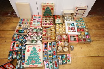 INCREDIBLE COLLECTION OF VERY EARLY VINTAGE CHRISTMAS BULBS AND LIGHTS! MUST SEE!!