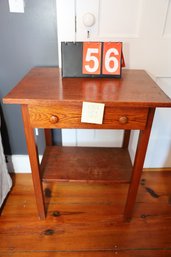 LOT 56 - SMALL ONE DRAWER TABLE