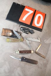 LOT 70 - KNIFE/LOT - NOTICE PROTYPE! $200 NEW ITSELF!