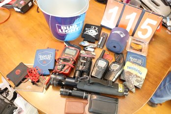 LOT 115 - ITEMS SHOWN - NOTICE BEATS HEADPHONES AND OTHER GOOD ITEMS!