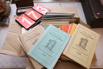 LOT 173 - BOX OF OLDER READING MATERIAL