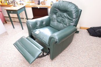 LOT 124 - LEATHER RECLINER