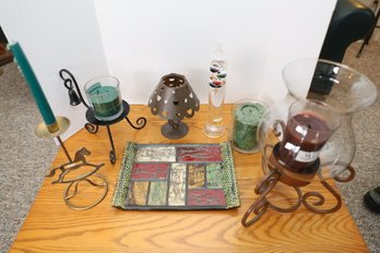 LOT 134 - ITEMS ON TOP OF TABLE