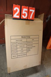 LOT 257 - MONSTER ENERGY NEON SIGN NEW IN BOX