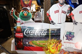 LOT 289 - RED SOX ADVERTISING PROPS - COKE ADVERTISING - FAKEPALM TREE