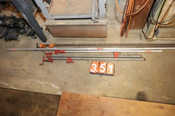 LOT 351 - METAL PIPES ON GROUND