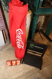 LOT 372 - PROMO COKE AND MONSTER CHAIRS
