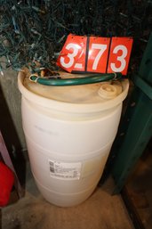 LOT 373 - PLASTIC BARREL - WAS USED TO STORE DIESEL FUEL