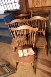 LOT 431 - OLD CHAIRS - ABOVE BARN
