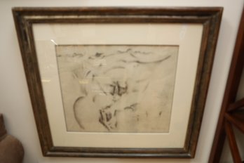 LOT 68 - WILLIAM ZORACH, 1920, SIGNED AND FRARMED ART