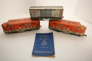 LOT 106 - OLD TRAINS AND BOOK