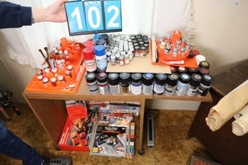 LOT 102 - MODEL PAINTS AND MORE! NICE LOT!