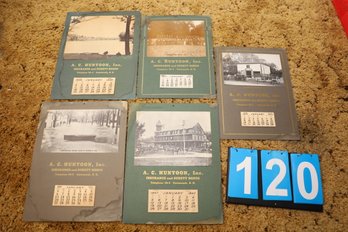 LOT 120 - AMAZING COLLECTION OF EARLY ADVERTISING CALENDERS