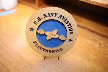 Lot 136 - MADE OUT OF WOOD  US NAVY AVIATION