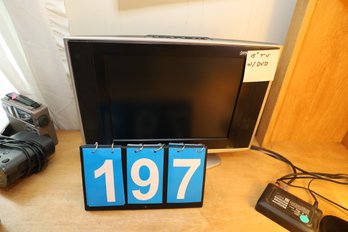 LOT 197 - TV WITH DVD PLAYER BUILT IN