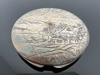 LOT 110 - SILVER COMPACT