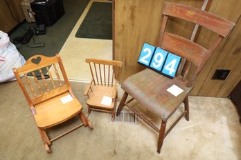 LOT 294 - CHAIRS