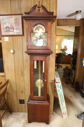 LOT 295 - GRANDFATHER CLOCK - UNKNOWN AS IS