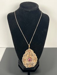 LOT 161 - ANTIQUE NECKLACE - MUST SEE!
