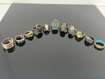 LOT 231 - AMAZING COLLECTION OF VINTAGE RINGS - MUST SEE!