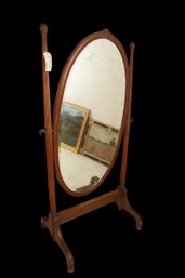 LOT 128 - RARE ANTIQUE VANITY MIRROR FROM THE SON OF PRESIDENT GROVER CLEVELAND (READ MORE BELOW)