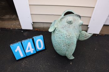 LOT 140 - LARGE / HEAVY FISH SCULPTURE - REALLY COOL!