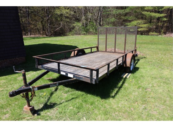 12' UTILITY TRAILER WITH RAMP