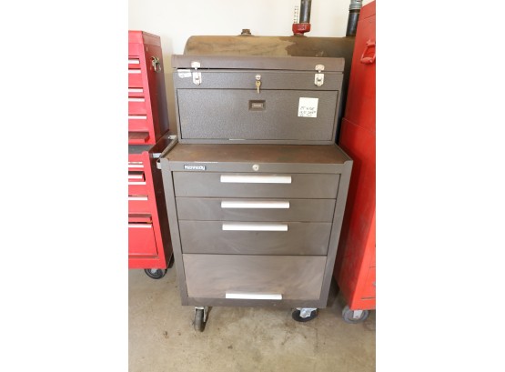KENNEDY ROLLING TOOL CHEST FULL OF ITEMS