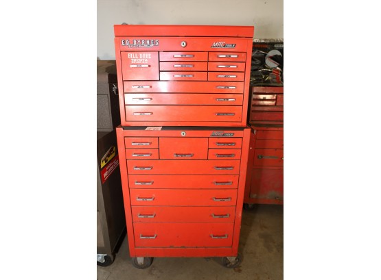 LARGE VINTAGE MAC TOOLS TOOL CHEST FULL OF GREAT TOOLS!
