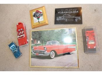 COLLECTIBLE CARS - 1957 CHEVY  AND OTHER MODEL CARS AS SHOWN