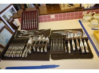 SILVERWARE AS SHOWN - NOT STERLING