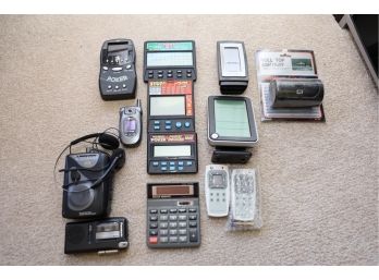VINTAGE HANDHELD ELECTRONICS - TAPE RECORDER AND MORE